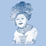 Skizze Dame